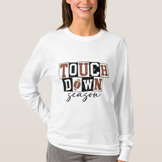 Touchdown Season - Football Season Graphic t-shirt (Voorkant)