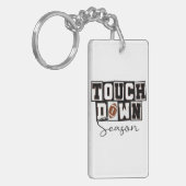 🏈 Touchdown Season Graphic T-shirt Sleutelhanger (Voorkant Links)