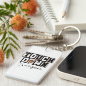 🏈 Touchdown Season Graphic T-shirt Sleutelhanger (Voorkant Rechts)