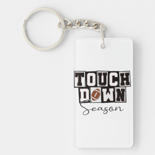 🏈 Touchdown Season Graphic T-shirt Sleutelhanger (Voorkant)
