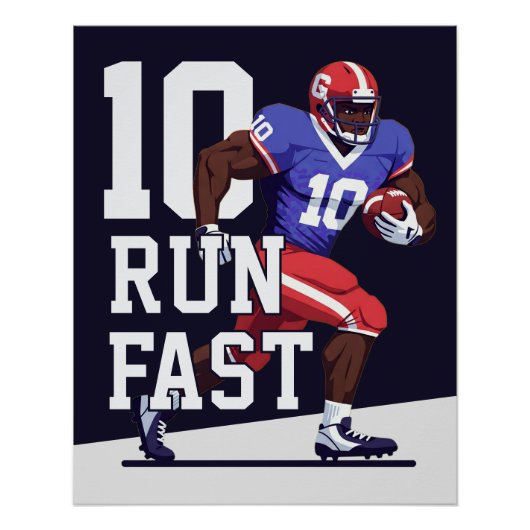 Touchdown Time Football Perfect Poster (Voorkant)