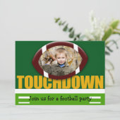 Touchdown-uitnodiging Kaart (Staand voorkant)