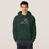 Touchdown voetbal pup hoodie (Voorkant volledig)