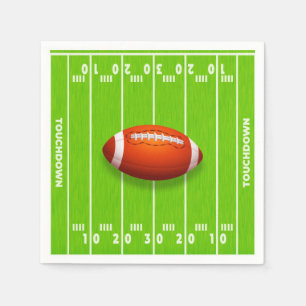 Touchdown Voetbalveld Servet