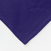 TOUCHDOWN Witte tekst Goud Oranje Marine Strepen Fleece Deken (Hoek)