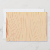 Touchdowns en kalkoen Thanksgiving uitnodiging (Achterkant)