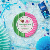 Touchdowns en Tutus Birthday Party Papieren Bordje (Feest)