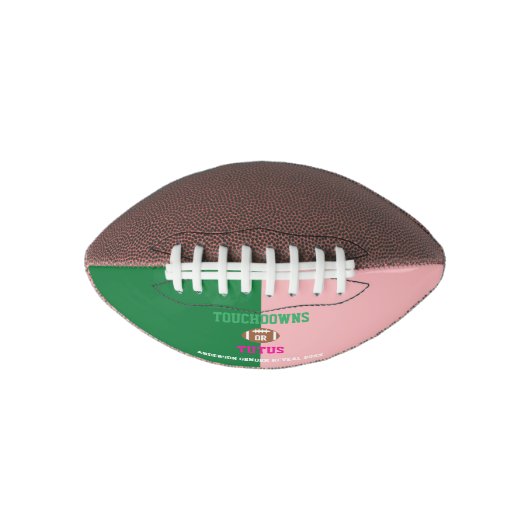 Touchdowns of tutus Gender onthullen American Football (Voorkant)