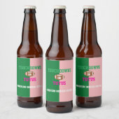 Touchdowns of tutus Gender onthullen Bier Etiket (Flessen)