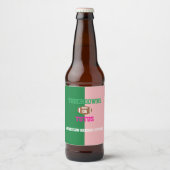 Touchdowns of tutus Gender onthullen Bier Etiket (Voorkant)