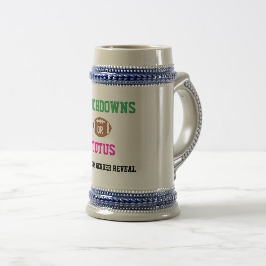 Touchdowns of tutus Gender onthullen Bierpul (Voorkant rechts)