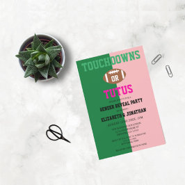 Touchdowns of tutus Gender onthullen Kaart