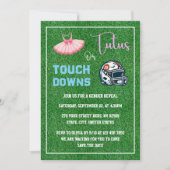 Touchdowns of tutus Gender onthullen Kaart (Voorkant)