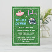 Touchdowns of tutus Gender onthullen Kaart (Staand voorkant)