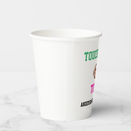 Touchdowns of tutus Gender onthullen Papieren Bekers (Rechts)