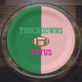 Touchdowns of tutus Gender onthullen Papieren Bordje