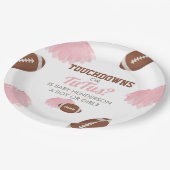 Touchdowns of tutus Gender onthullen Papieren Bordje (Gekanteld)