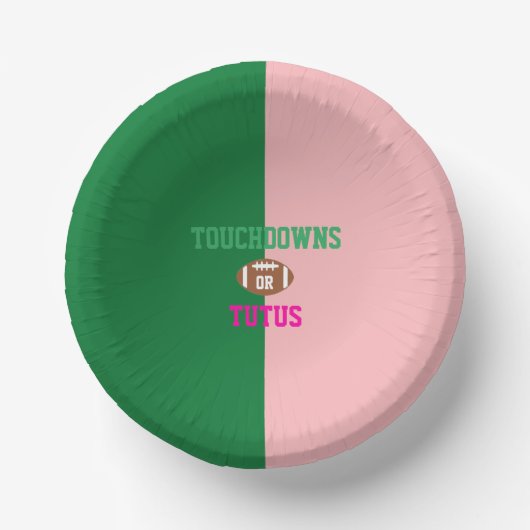 Touchdowns of tutus Gender onthullen Papieren Kommen (Voorkant)