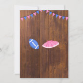 Touchdowns of Tutus gender onthullen party Kaart (Achterkant)