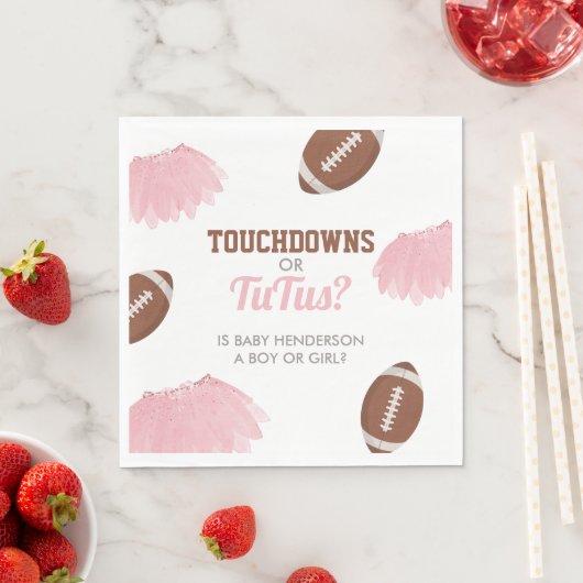 Touchdowns of tutus Gender onthullen Servet (Insitu)
