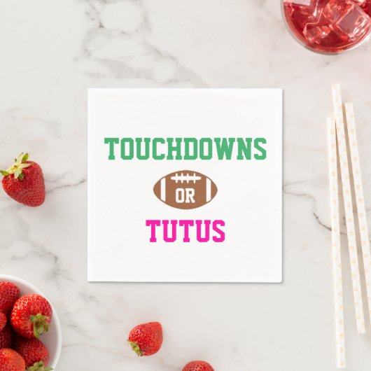 Touchdowns of tutus Gender onthullen Servet (Insitu)