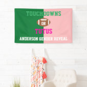 Touchdowns of tutus Gender onthullen Spandoek (Insitu)