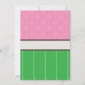 Touchdowns of tutus gender onthullen uitnodiging (Achterkant)