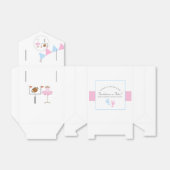 Touchdowns of tutus Gender Reopenbaarmakingparty Bedankdoosjes (Uitgevouwen)