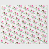 Touchdowns of tutus Gender Reopenbaarmakingparty Cadeaupapier (Vlak)