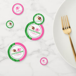 Touchdowns of tutus Gender Reopenbaarmakingparty Confetti