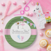 Touchdowns of tutus Gender Reopenbaarmakingparty Papieren Bordje (Feest)