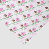 Touchdowns of tutus Gender Reopenbaarmakingparty Tissuepapier (Detail)