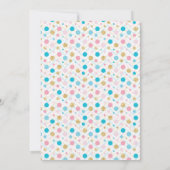 Touchdowns of Tutus Gender Reopenbaart Uitnodiging (Achterkant)