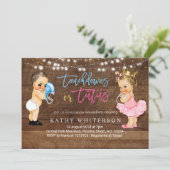 Touchdowns of Tutus geslacht onthullen Nodig rusti Kaart (Staand voorkant)