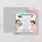 Touchdowns of Tutus Geslacht Onthulling Feest Uitn Kaart (Voorkant / Achterkant)