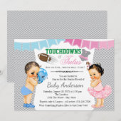 Touchdowns of Tutus Geslacht Onthulling Feest Uitn Kaart (Voorkant / Achterkant)