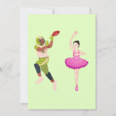 Touchdowns of Tutus Geslacht Reveal Feest Kaart (Achterkant)