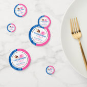 Touchdowns of Tutus Pink Blue Gender Reopenbaarmak Confetti (Groep)