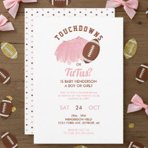 Touchdowns of Tutus Voetbal Geslacht Reveal Kaart