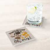 Touchdowns Turkije & Pie | Oh, mijn Glazen Onderzetter (Schuin)