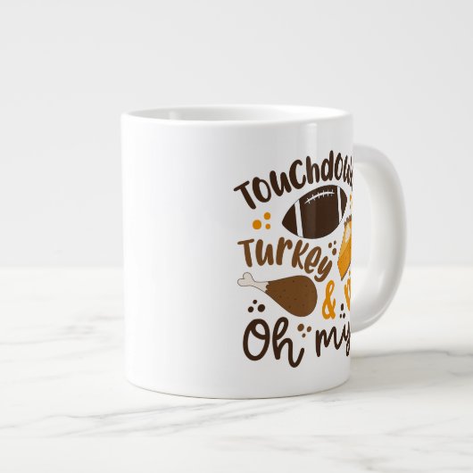 Touchdowns Turkije & Pie | Oh, mijn Grote Koffiekop (Voorkant rechts)