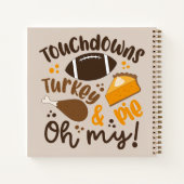 Touchdowns Turkije & Pie | Oh, mijn Notitieboek (Achterkant)