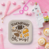 Touchdowns Turkije & Pie | Oh, mijn Papieren Bordje (Feest)