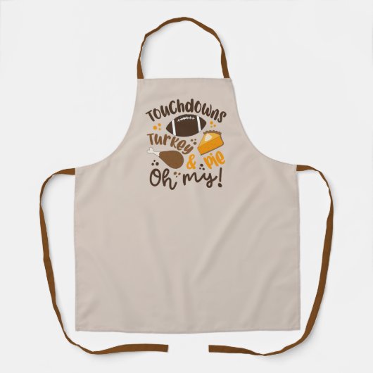 Touchdowns Turkije & Pie | Oh, mijn Schort (Voorkant)