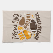 Touchdowns Turkije & Pie | Oh, mijn Theedoek (Horizontaal)