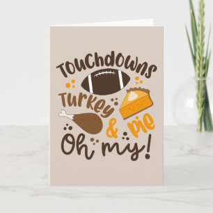 Touchdowns Turkije & Taart   Oh Mijn Kaart