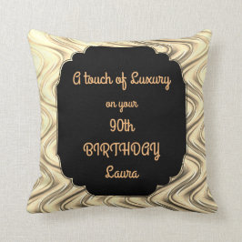 Touche van Luxe 90ste verjaardag ontwerp Kussen