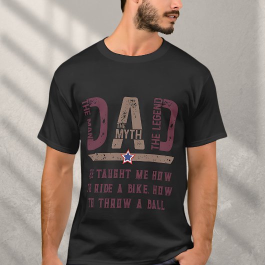 Touching design for Father's Day. T-shirt