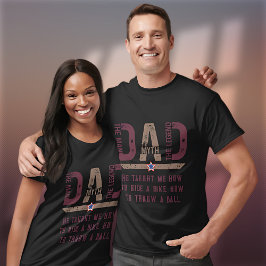 Touching design for Father's Day. T-shirt