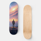 Touching Infinity at the Top of the World Persoonlijk Skateboard (Voorkant)